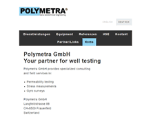 Tablet Screenshot of polymetra.ch